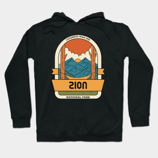 Zion National Park Vintage Travel Hoodie